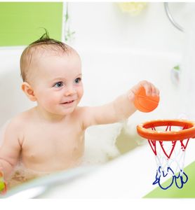 Jouer au basket-ball support salle de bain bébé bain jouets bébé ventouses jouets pour bébé Canestro panier Bambini Canasta Baloncesto Infantil bébé bain jouets cadeau de noël