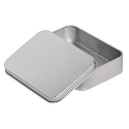 Card Cardes Metal Tin Box Caja de almacenamiento de empaquetado Cetas de caramelo Píldoras Contenedores de contenedores de frasco Caja de almacenamiento de organizador pequeño