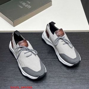 Baskets en cuir Playoff BERLUTI Chaussures décontractées pour hommes Chaussures de sport pour hommes Berluti Shadow Grey Cette paire de chaussettes a une doublure intérieure confortable HBJP