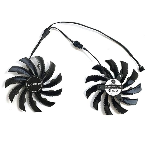 PLD10010S12H DC 12V 0,3A 95 mm 4pin pour Gigabyte RTX2070 RTX 2060 Super 2070 Ventilateur de carte GTX1660TI GTX1650