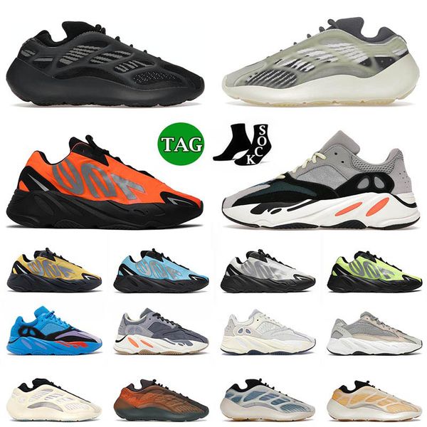 adidas yeezy boost kanye west 700 v2 700 v3 yeezy shoes yeezies Zapatos de entrenamiento masculino y femenino Alva fade Carbon Salt zapatos de diseñador superior 【code ：L】