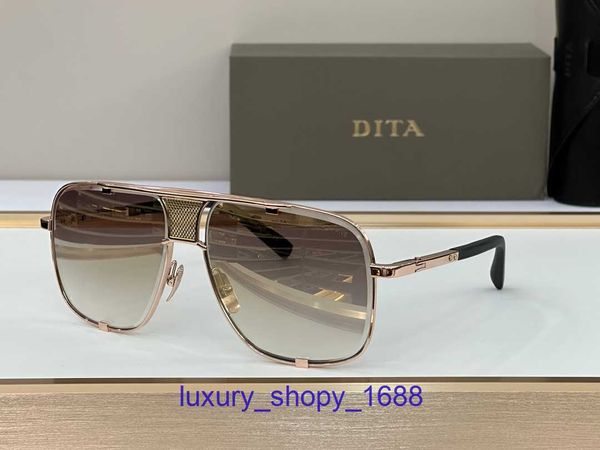 Veuillez reconnaître la qualité des lunettes de soleil de créateur d'été de luxe DITA Mach FIVE 2087 pour femmes et hommes, boutique en ligne avec boîte d'origine
