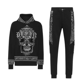 PLEIN BEAR Sweat à capuche pour hommes PAISLEY STRASS Survêtement Hommes JOGGING PANTALON PAISLEY BANDANA Vestes Pantalons Ensembles Costume de sport 71189