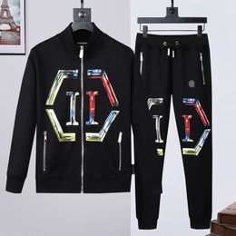 PLEIN BEAR Sweat à capuche pour hommes SURVÊTEMENT HAUT PANTALON HEXAGON Survêtement Sweats à capuche pour hommes Survêtements décontractés Jogger Vestes Pantalons Ensembles Costume de sport 71178