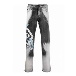 PLEIN BEAR Herenjeans Klassieke mode PP Man DENIM BROEK FIT Heren Casual ontwerp Gescheurde jeans Distressed Skinny Biker Stoffen broek 157501