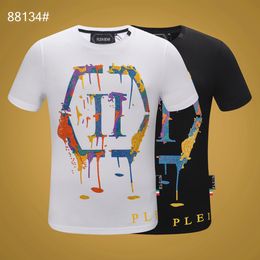 PLEIN BEAR CAMISETA Camisetas de diseñador para hombre Ropa de marca Rhinestone Skull Hombres Camisetas Clásica de alta calidad Hip Hop Streetwear Camiseta Casual Top Tees PB 11338