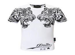 Plein Bear T Shirt Mens Designer Tshirts Rhine Skull Men camisetas clásicas de alta calidad Hop Hop Streetwear Casual Top4413351