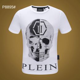 Plein Bear T Shirt Mens Designer Tshirts Ropa de marca Rhine Skull Men camisetas clásicas de alta calidad Hop Hop Streetwear Camiseta Top casual PB 113895343008