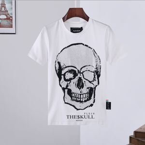 Plein Beer T-shirt Mens Designer T-shirts Rhinestone Schedel Mannen T-shirts Klassieke Hoge Kwaliteit Heup Hop Streetwear T-shirt Toevallig Hoogste T-stukken PB 16309