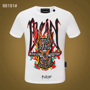 Plein Beer T-shirt Mens Designer Tshirts Merk Kleding Strass Schedel Mannen T-shirts Klassieke Hoge Kwaliteit Hip Hop Streetwear T-shirt Toevallig Hoogste T-stukken PB 11358