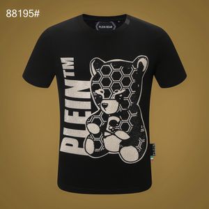 PLEIN BEER T-SHIRT Heren Designer T-shirts Merk Kleding Strass Schedel Mannen T-shirts Klassieke Hoge Kwaliteit Hip Hop Streetwear T-shirt Casual Top Tees PB 11345