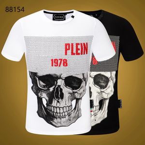 PLEIN BEER T-SHIRT Heren Designer T-shirts Merk Kleding Strass Schedel Mannen T-shirts Klassieke Hoge Kwaliteit Hip Hop Streetwear T-shirt Casual Top Tees PB 11436