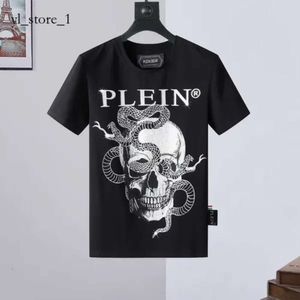 Hommes Plein Bear T-shirt Designer T-shirts Phillip Plein Skull Philipps Plein Man T-shirts Classique Haute Qualité Hip Hop Philip Plein
