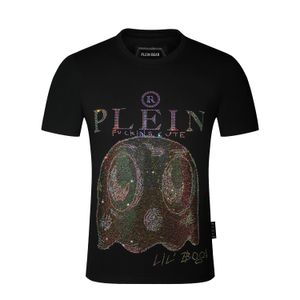 Plein Bear T-shirt Mens Designer Tshirts Vêtements de marque Rhinestone Pp Skulls Men T-shirt Round Neck Ss Ss Skull Hip Hop Tshirt Top Tees 16835
