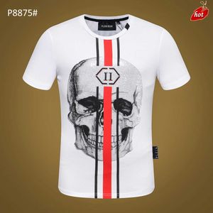 Plein beer t shirt heren ontwerper t-shirts merk kleding Rhinestone Skull Men t-shirts klassieke hoogwaardige hiphop streetwear t-shirt casual top tees pb 11406 ir45