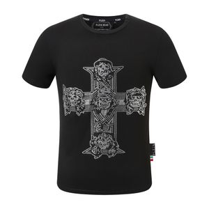 PLEIN BEER T-SHIRT Heren Designer T-shirts Merkkleding Strass PP Schedels Mannen T-SHIRT RONDE HALS SS SCHEDEL Hiphop T-shirt Top Tees 16646