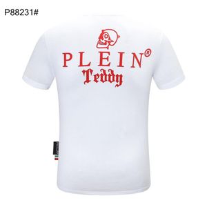 PLEIN BEER T-SHIRT Heren Designer T-shirts Merk Kleding Strass Schedel Mannen T-shirts Klassieke Hoge Kwaliteit Hip Hop Streetwear Ts258Z