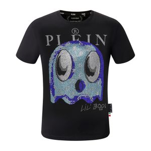 CAMISETA PLEIN BEAR Camisetas de diseñador para hombre Ropa de marca Rhinestone PP Skull Hombres CAMISETA CUELLO REDONDO SS STONES Clásico Hip Hop Streetwear Camiseta Top Tees PB 160647