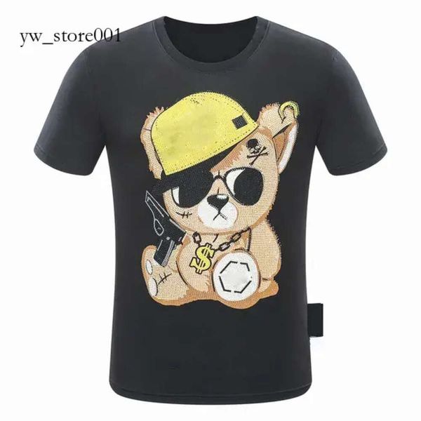 PLEIN BEAR T SHIRT Camisetas de diseñador para hombre Phillip Plein Skull Philipps Plein Hombre Camisetas Clásicas de alta calidad Hip Hop Philip Plein 9571