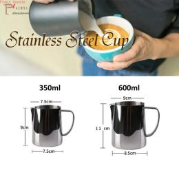 Abundancia de tazas de barista 165g 350ml Familia Jarras de leche lisas al aire libre Productos de café 2023