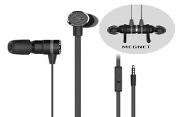 Auriculares Inarphone Inter auriculares de los auriculares G20 con micrófono auricular con el deporte de bajo magnético con cableado para iPhone 1171080