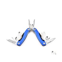 Alicates Supervivencia Función MTI Mini pinzas plegables que incluyen destornillador Filer Cuchillo Abrelatas Equipo para exteriores Herramienta manual Drop Delive Dhg5V