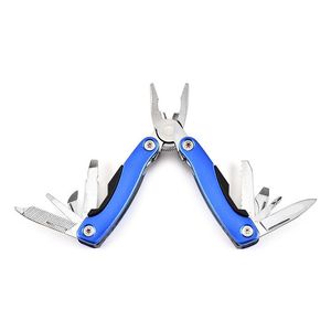 Tang Survival Mti Functie Mini Opvouwbare Tang Inclusief Schroevendraaier Filer Mes Blikopener Outdoor Apparatuur Hand Tool Drop Delive Dhfig