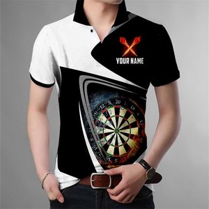 PLstar Cosmos 3DPrint est Darts Player Polo Shirt Nombre personalizado Equipo Divertido Harajuku Streetwear Camisetas sin mangas Fitness Unisex 1 220402