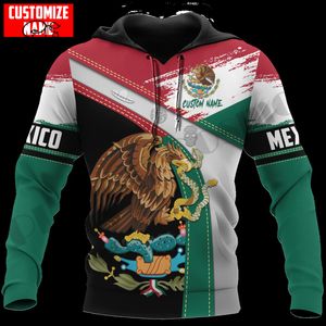 Plstar cosmos 3dprint est mexico aangepaste naam cadeau uniek grappige hrajuku streetwear unisex casual hoodies zip sweatshirt 5 220714GX