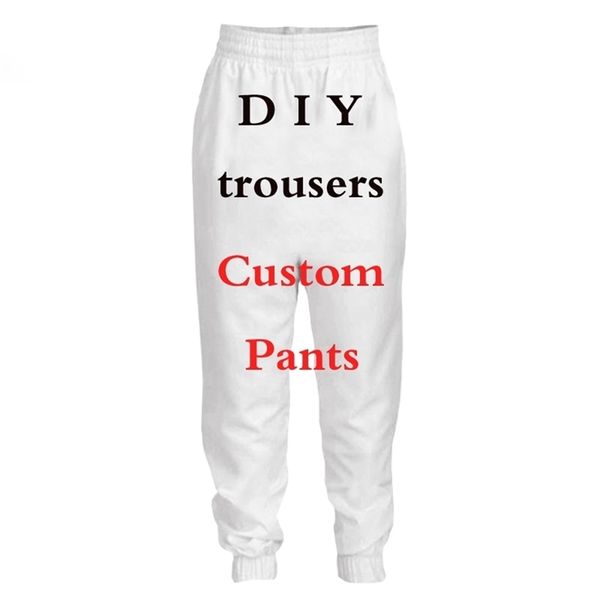 PLstar Cosmos Jogger pantalones Impresión 3D Diy Diseño personalizado Unisex Hombres Mujeres Hip Hop Drop Mayoristas Proveedores 220707