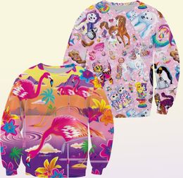 Plstar Cosmos Lisa Frank Hunter Sweat-shirt Fashion Lisa Frank Cactus Pattern sweatshirt imprimé 3D Plus taille S5xl MX1911134349106