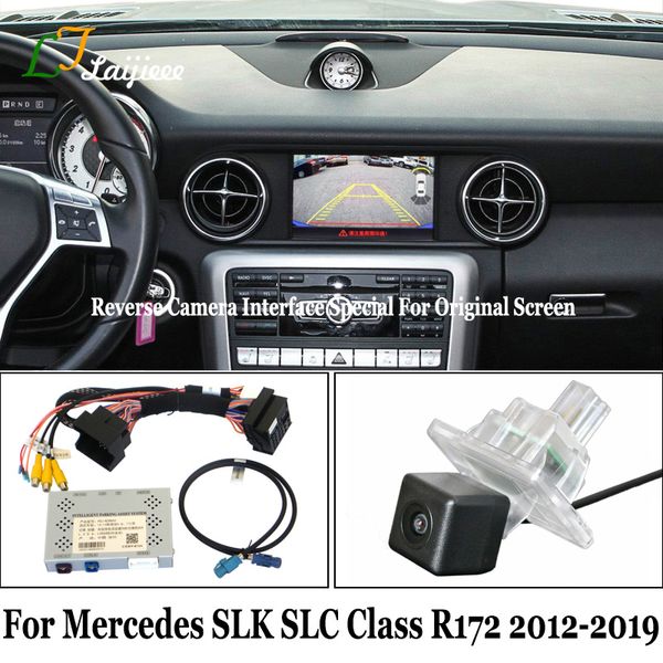 Plug and jouez la caméra de réversion pour Mercedes Benz SLK SLC Classe R172 2012-2019 avec caméra de stationnement de vue d'écran / HD d'origine