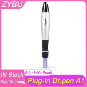 Enchufe Dr pen Ultima A1C Microneedling con 2 piezas Agujas Cuidado facial Alambre Derma Pen Beuty Machine Skin Meso Therapy Auto Micro Needle System