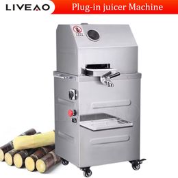 Machine électrique enfichable de jus de canne à sucre d'acier inoxydable extracteur de jus de canne à sucre Machine de broyeur de presse-agrumes