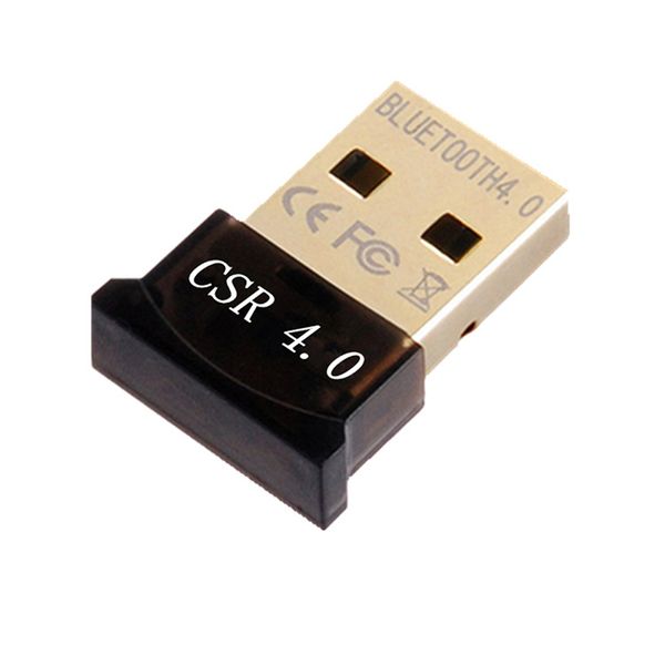 Plug Play Adaptador Bluetooth USB CSR 4.0 Dongle Receptor Transferencia inalámbrica para computadora portátil PC Win10 7 Acceso telefónico a Lan para Respberry