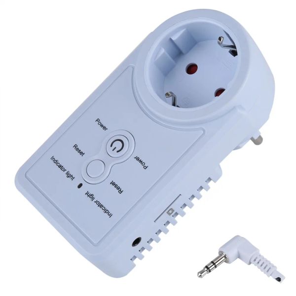 Enchufe Socket Socket Smart SMS Potencia enchufe el interruptor de pared del enchufe GSM con el sensor de temperatura Control de temperatura inteligente