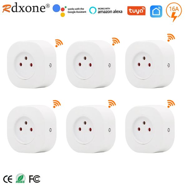 Plugs Israel WiFi plug 16a Smart Socket WiFi Wireless Switch 220V Power Outlet App Controte COMPATIBLE ALEXA Google Assistant