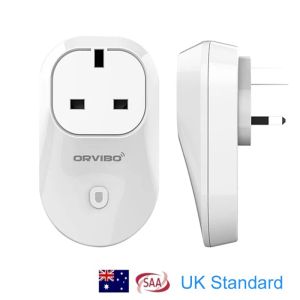 Plugs Orvibo B25 WiFi Power Switch Smart Home Mall Socket WiFi Socket Control Home Appliances Off by Mobile App.