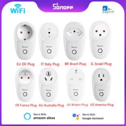 Sonoff S26R2 WiFi Smart Socket DE/BR/FR/IL/US SMART PLUT MODULE RELTE CONTROL Via Ewelink via Ewelink -app, werk met Alexa Google Home