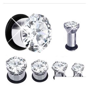 Bouchons Tunnels Hommes Femmes Earlets Jauge Mode Corps Bijoux Double O-Ring Haute Qualité Oreille Civières Nouveau Drop Livraison Bijoux Corps Dhhra