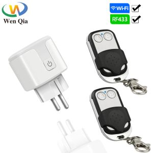 Plugs Switch à distance sans fil AC220V 16A EU PLIGNE DE PORTE DE PORTE TUYA SMART PILL