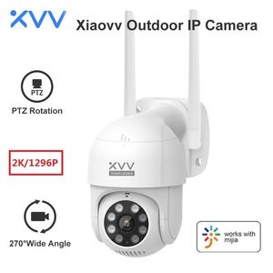 Xiaovv caméra extérieure intelligente P1 2k 1296p Hd 270 ° Ptz rotation Wifi vidéo Webcam B10 Pro Ip65 Ip caméras de Vision nocturne pour Mi Home