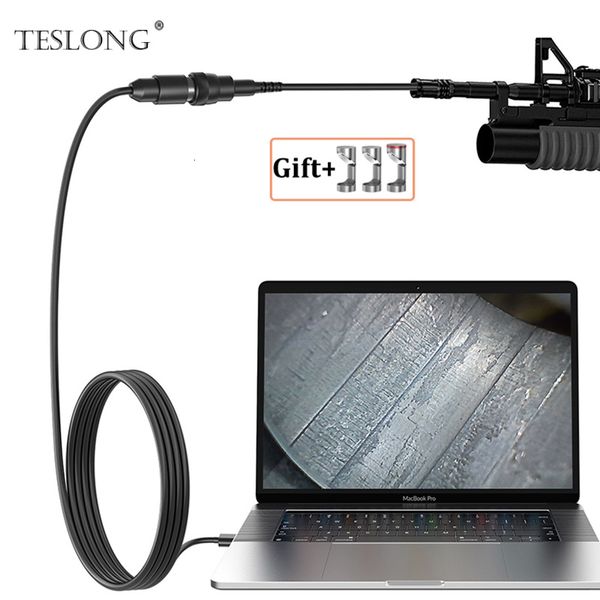 Plumb Fittings Teslong NTG100 Fusil Borescope Camera 0.2inch Digital Hunting Cleaning Scope with LED Light Fits .20 Calibre and Larger 230728