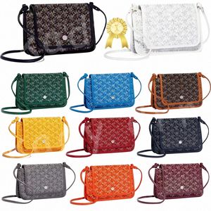 Diseñador Plumet bolsillo billetera bolso de hombro cuero suave mujeres hombres bolso solapa cierre rápido crossbody monedero de lujo cremallera bolsos