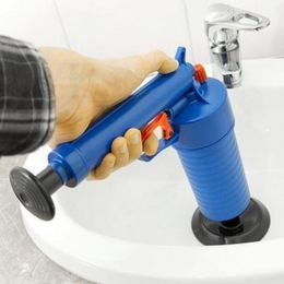 Plongeurs Air Power Drain Blaster pistolet haute pression puissant manuel évier piston ouvreur pompe de nettoyage pour bain toilettes accessoires de salle de bain