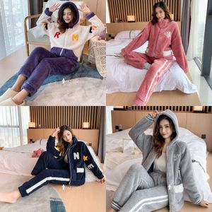 Plus 5xl grote size pamas winter hoodies flanel voor vrouwen dikke veet vrouw slaapkleding sweatshirt warm huiskleding 220329