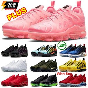 Plus Bubblegum roze hardloopschoenen Vapores Zwart Goud Wit Chroom Ceder Miami Nights Bordeauxrood Regenboog Meerkleurig Traple Roze Alligator Darth Maul Sneakers met doos