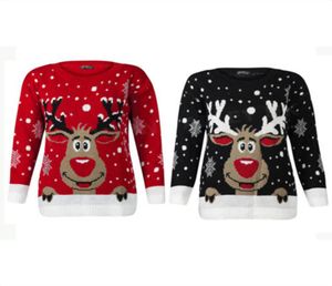 Plus Size 4xl Jumper Sneeuwpop Rendieren Truien Kerstman Kerst Patroon Lelijke Kerst Truien Tops Voor Mannen Vrouwen Truien T209569254