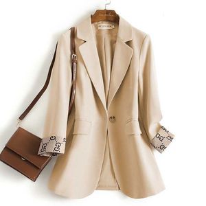 Plus Size 4XL Dames Blazer Jacket 2020 Lente Herfst Mode Slank Elegant Werk Lady Jas Single Button Vrouwelijke Casual Suit Tops X0721