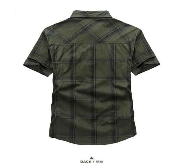 Talla grande 5xl 100 Cotiche Chemise Homme Clothing Original Men Chemise Homme AFS Jeep camisas Cargo Military7090348